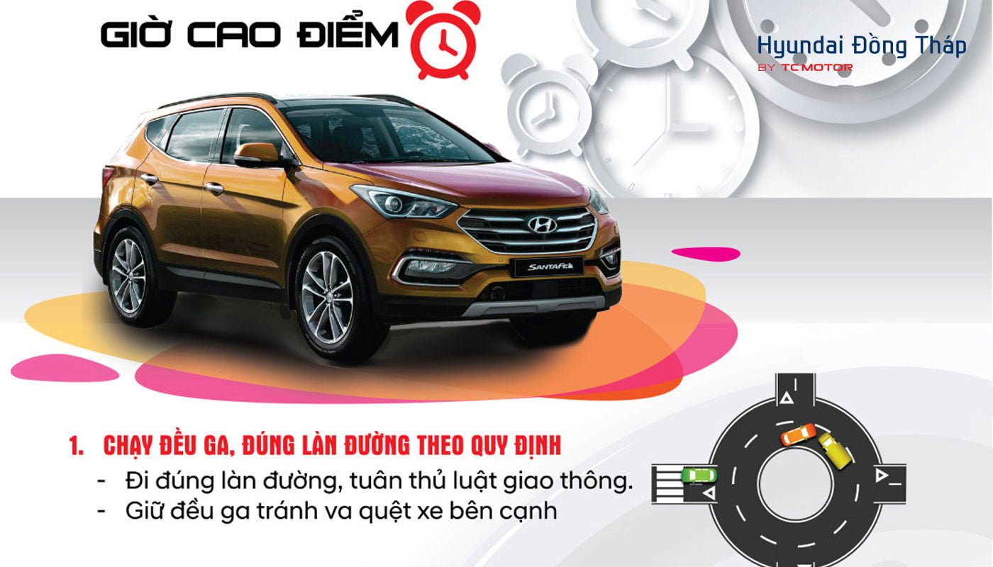 Lái xe giờ cao điểm dễ dàng với bí kiếp vàng